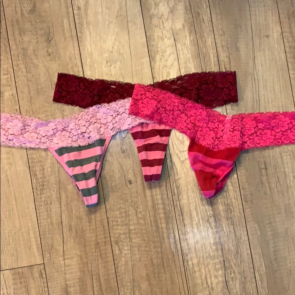 Victoria Secret Lace Thongs